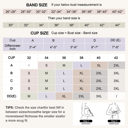 Women'S Wireless Bras No Underwire - Seamless Full Coverage Push up Bralette, Comfortable Everyday T-Shirt Bra with Light Padding,Pink,L