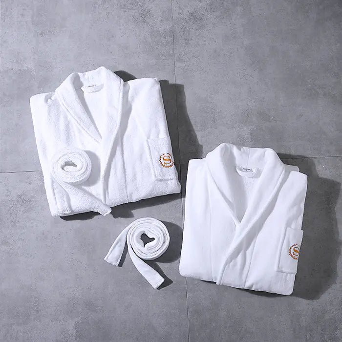Hotel-Quality White Cotton Waffle Bathrobe — Everyday Luxury, Redefined