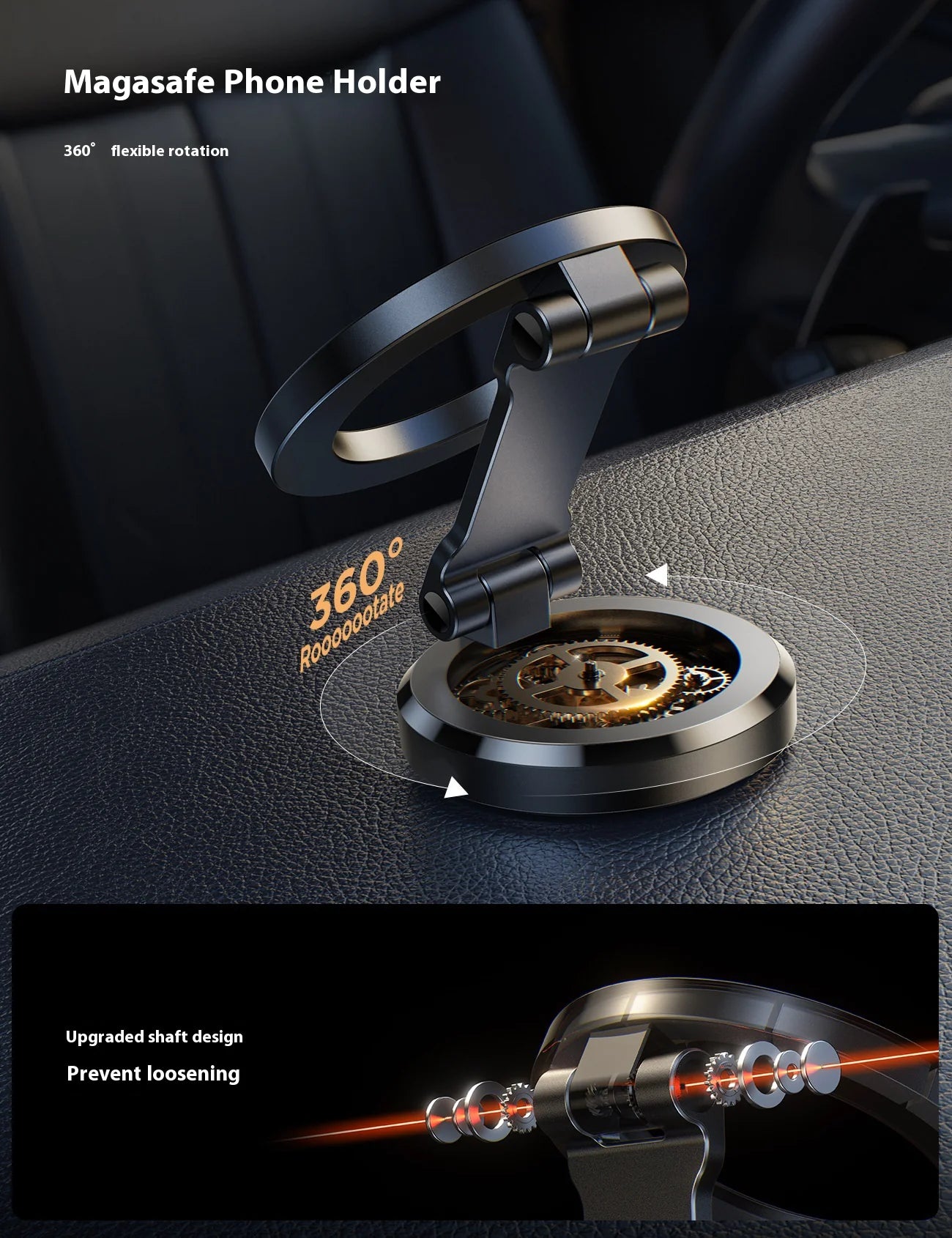 ✨ Magnetic Power Meets Effortless Driving – MagSafe Car Mount ✨