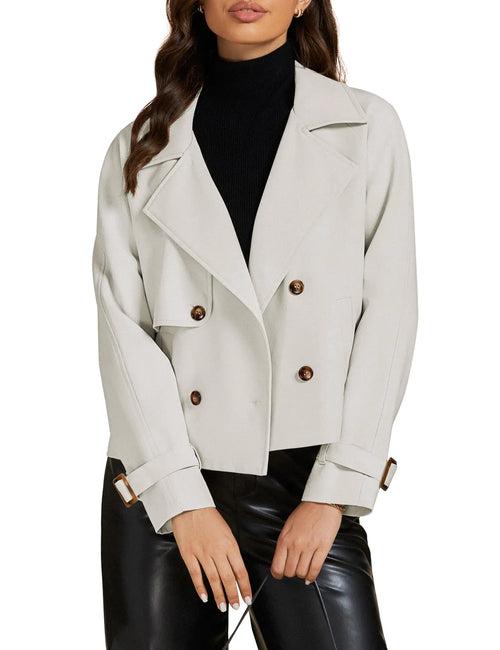 Short Winter Trench Coat