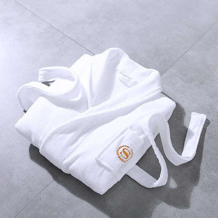 Hotel-Quality White Cotton Waffle Bathrobe — Everyday Luxury, Redefined