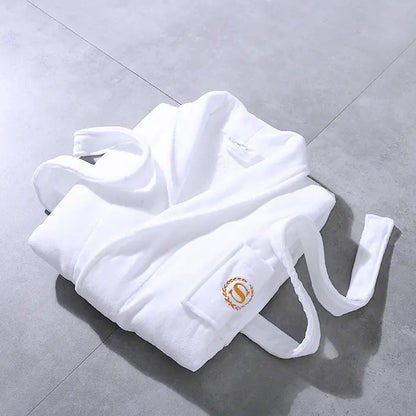 Hotel-Quality White Cotton Waffle Bathrobe — Everyday Luxury, Redefined