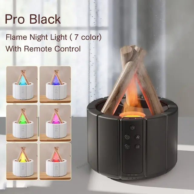 🕯️ Simulated Flame Aroma Diffuser — Serenity with a Touch of Warmth