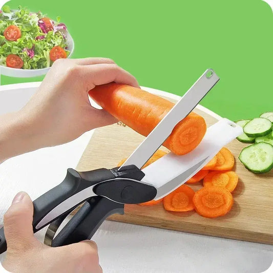 ✂️ Slim Chopper Kitchen Scissors — Precision Meets Convenience