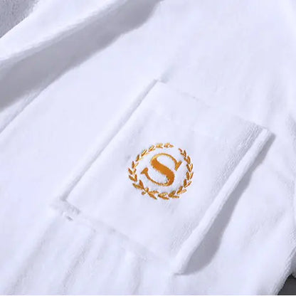 Hotel-Quality White Cotton Waffle Bathrobe — Everyday Luxury, Redefined