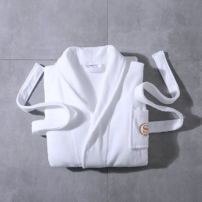 Hotel-Quality White Cotton Waffle Bathrobe — Everyday Luxury, Redefined