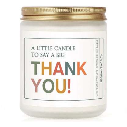 Thank You Candle 7 oz Soy Wax Candle (Lavender)