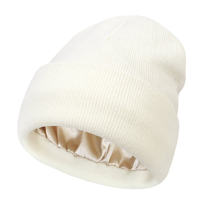 Satin-Lined Anti-Static Beanie