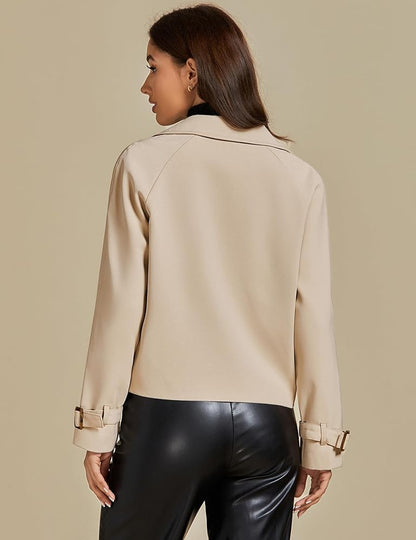 Short Winter Trench Coat