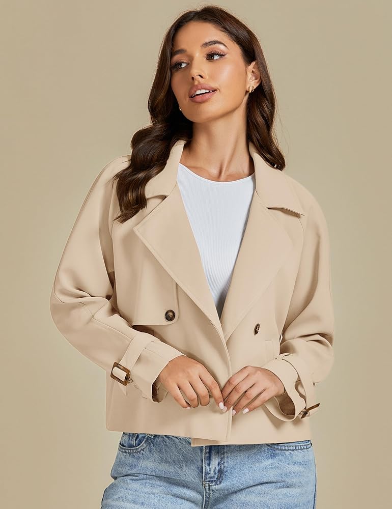 Short Winter Trench Coat