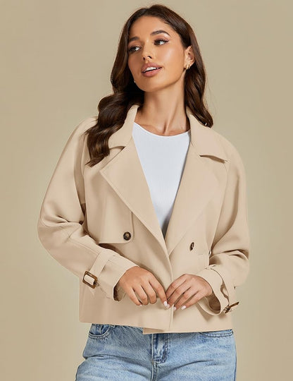 Short Winter Trench Coat