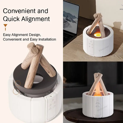 🕯️ Simulated Flame Aroma Diffuser — Serenity with a Touch of Warmth