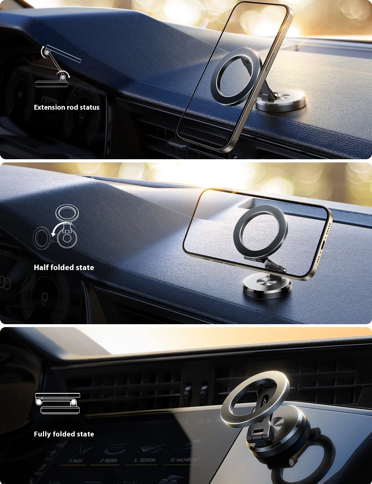 ✨ Magnetic Power Meets Effortless Driving – MagSafe Car Mount ✨